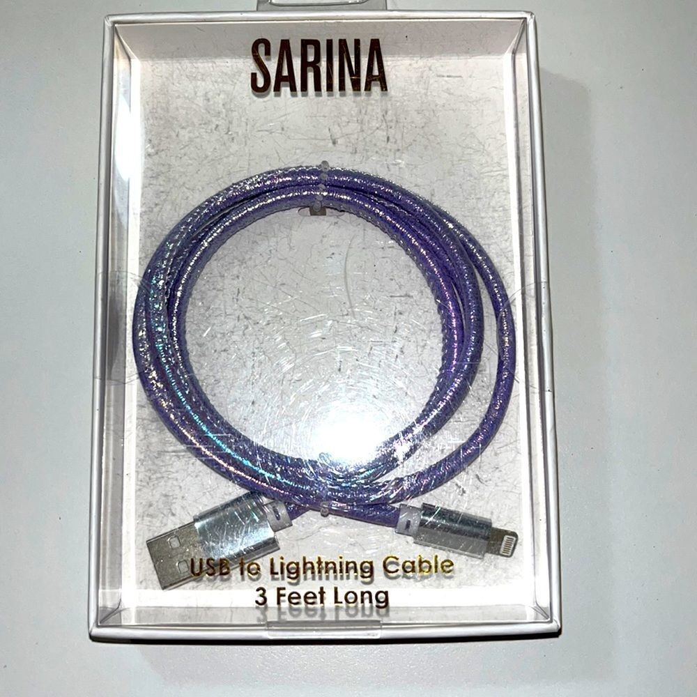Sarina usb to Lightning cable 3 feet long New